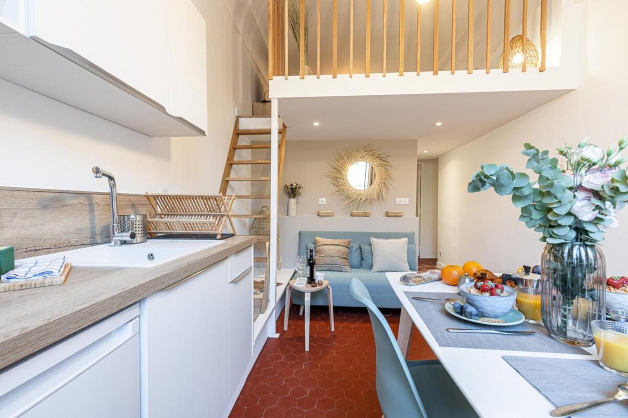 Appartement Prefecture 15 - Old Town Duplex 2 Doubles Beds à Nice Extérieur photo